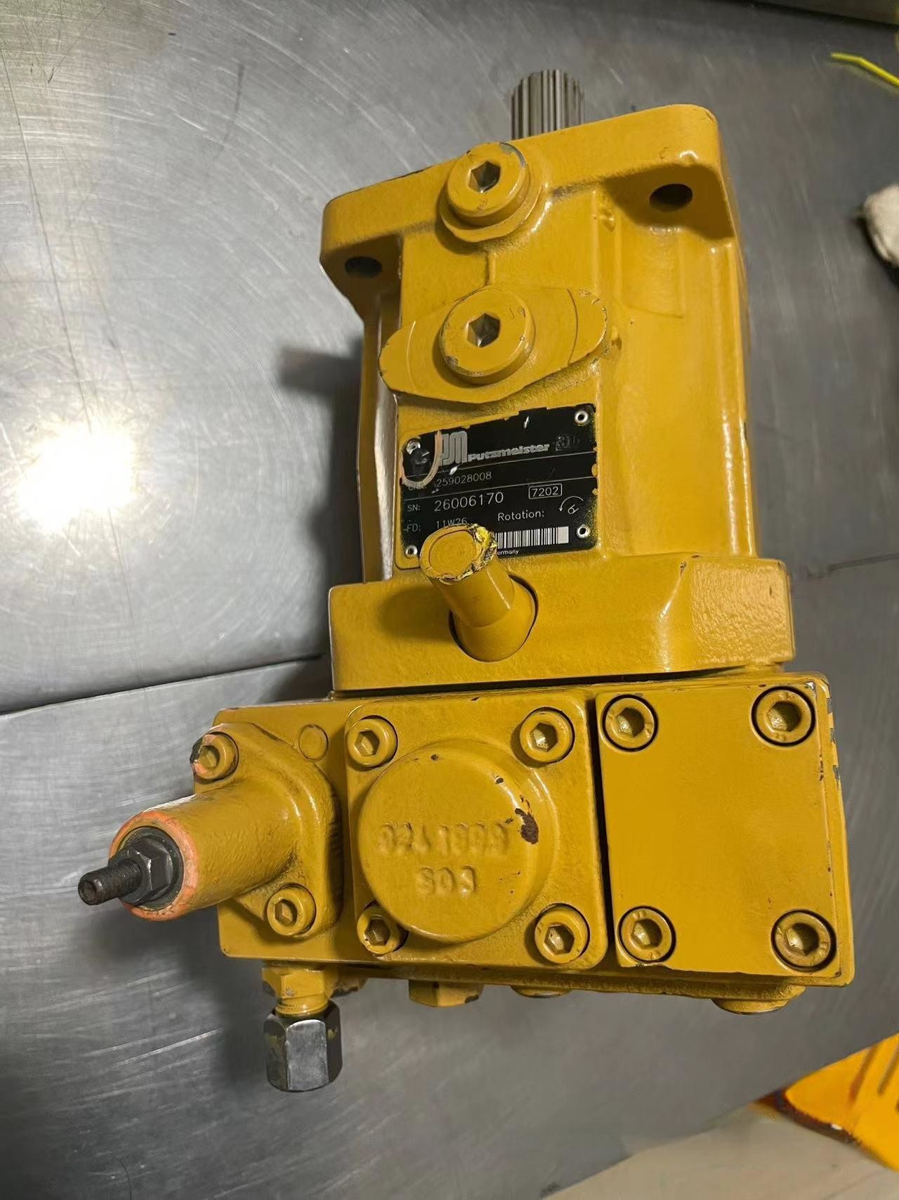 Putzmeister Boom Oil Pump A7V28DR/259028008 For 42m 46m Concrete Pump ...
